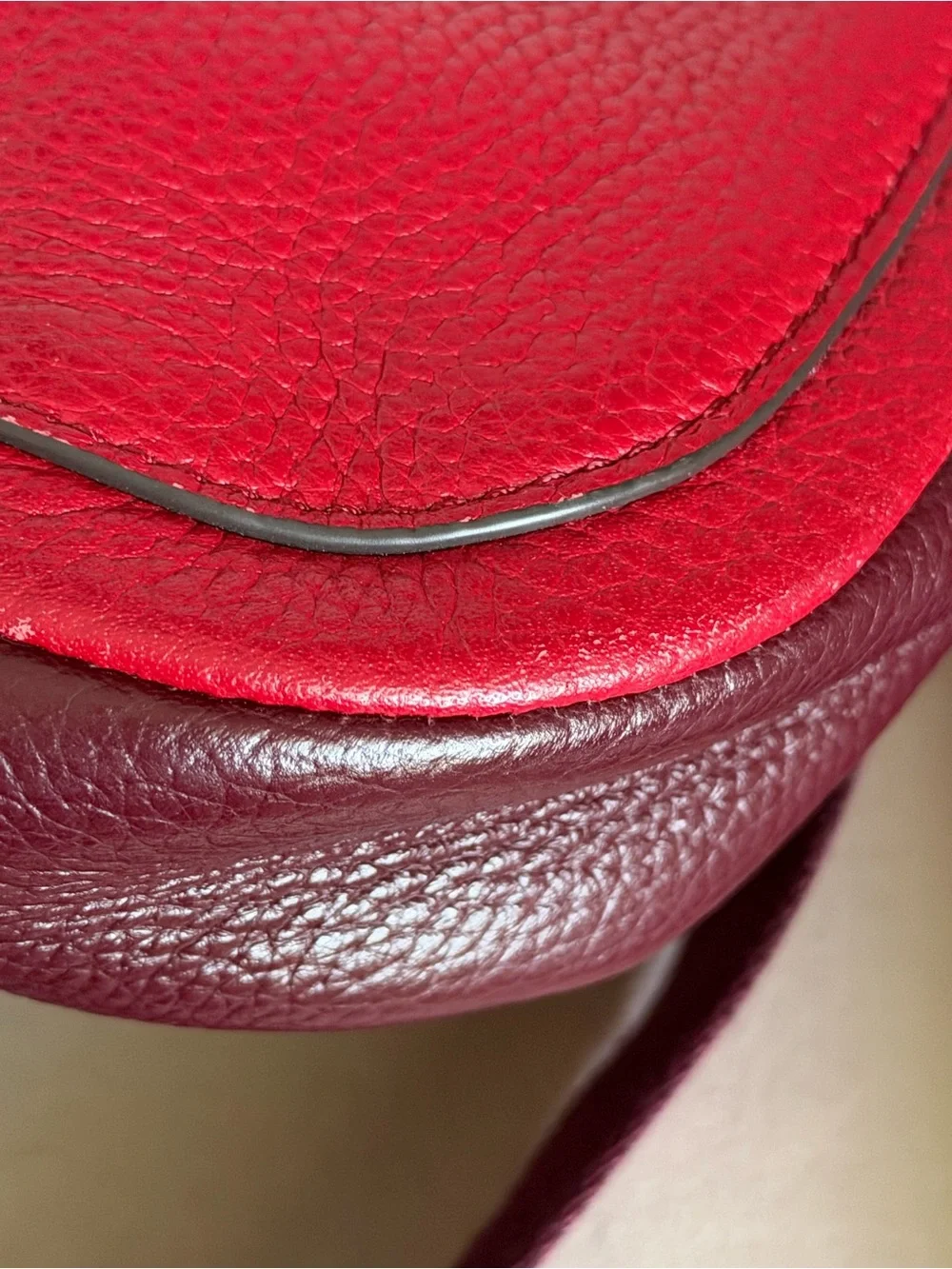 Kate Spade Red Colorblock Leather Crossbody Bag & Burgundy Wallet Set ❤️